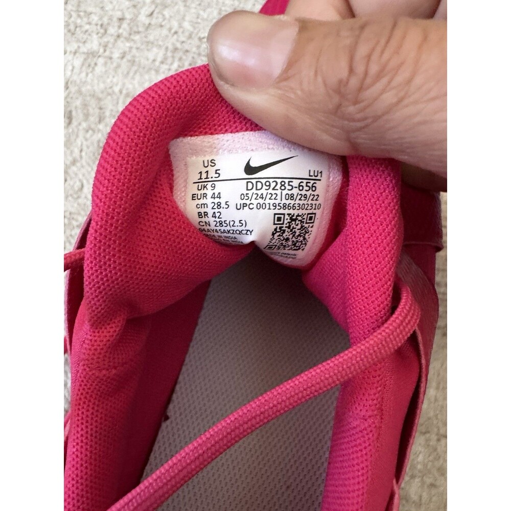 New Women’s Size 11.5 Pink Nike Air Max Bella TR 5 Hibiscus DD9285 656 - Picture 4 of 8